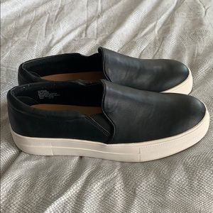 Nine West Black Leather Sneakers